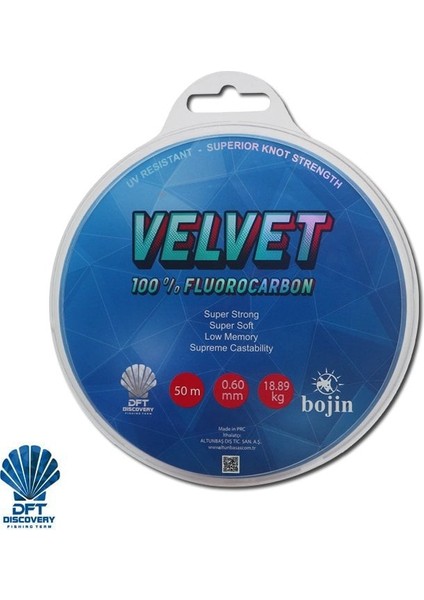 Bojın Velvet Fluorocarbon 50 M 0.60 mm Misina