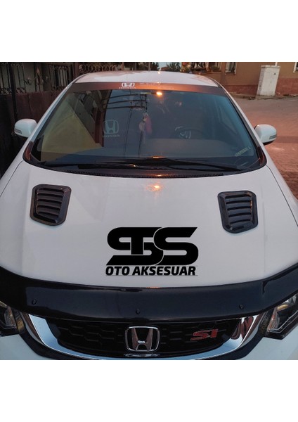 Honda Civic Fb7 Uyumlu Piano Black Kaput Üstü Havalandırma Izgarası modelleri