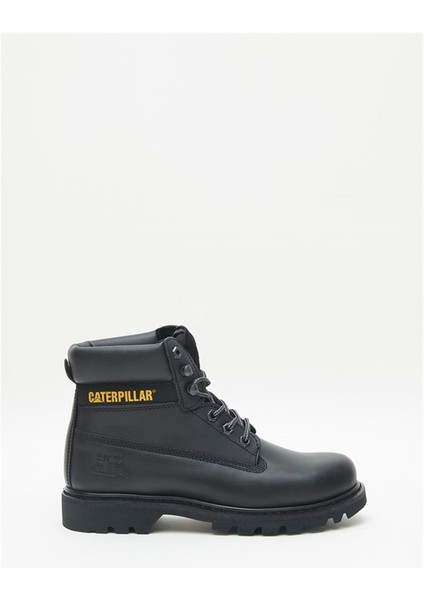 Caterpillar Cat Siyah Yağlı Deri Erkek Bot Postal Ayakkabı V2 modelleri