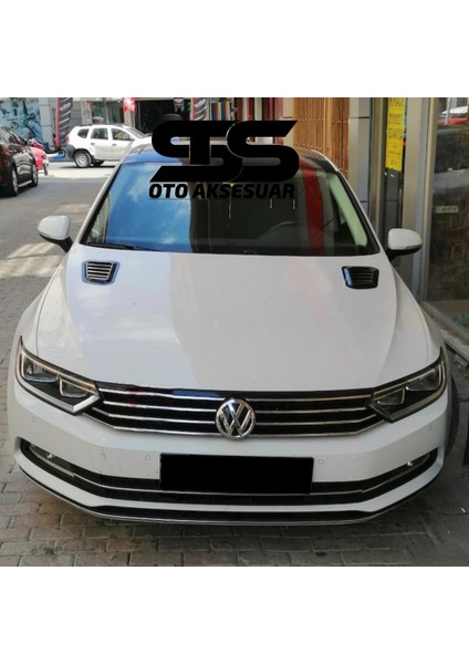Volkswagen Passat Uyumlu Piano Black Kaput Üstü Havalandırma Izgarası