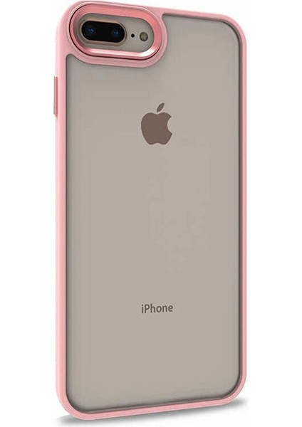 Apple iPhone 8 Plus Nilcs Kılıf Pembe