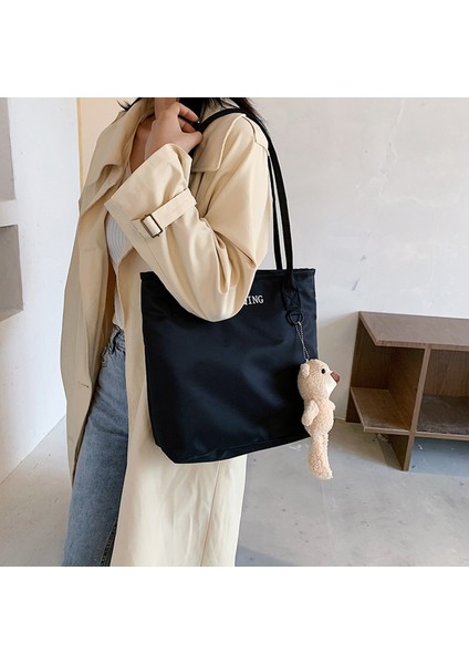 Premium Oxford Kumaş Kumaş ve Yumuşak Dokunuşlu Kızlar Basit Stil Omuz Çantası fiyatları