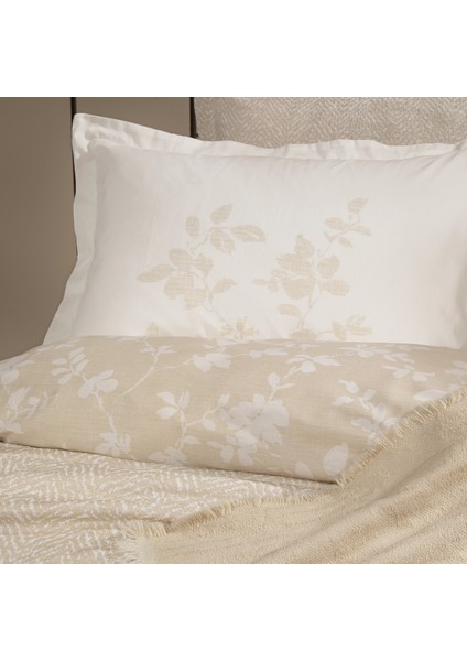 Bedding Etta Çift Kişilik Fall Winter Çeyiz Seti 8 Parça - Bej