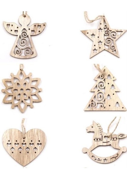 Yılbaşı Ağacı Süsü 6 Lı Yılbaşı Süsü Noel Süsü Christmas Ornament fiyatları