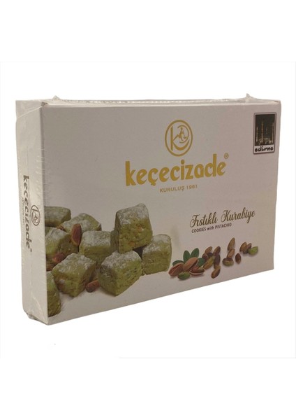 Fıstıklı Kare Kurabiye 250 gr