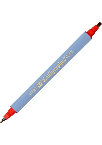 Kaligrafi Kalemi Çift Uçlu 2mm + 3.5mm TC-3100 022 Carmine Red