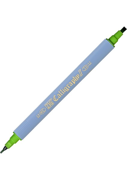 Kaligrafi Kalemi Çift Uçlu 2mm + 3.5mm TC-3100 050 Light Green
