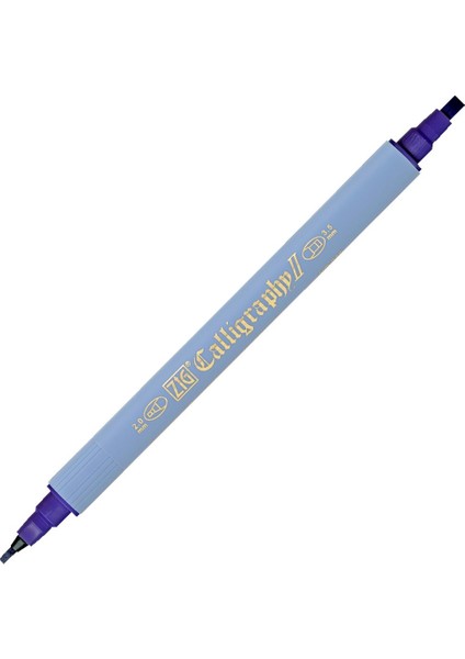 Kaligrafi Kalemi Çift Uçlu 2mm + 3.5mm TC-3100 080 Violet