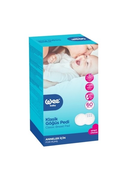 Genel Wee Baby Klasik Göğüs Pedi 60LI 556
