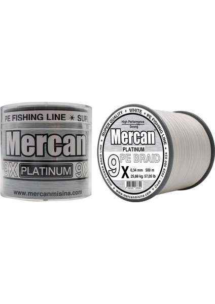 Pe Örgü Platinum 9x Ip 500 M Beyaz Misina fiyatları