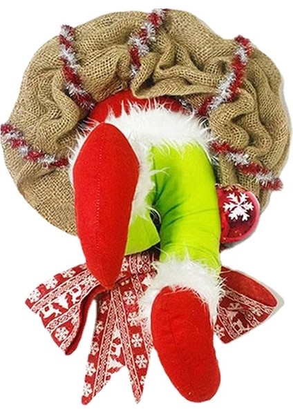 Grinch Bacaklar Noel Çelenk (Yurt Dışından)