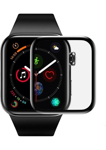 Apple Watch 3 42MM Ile Uyumlu Nano Ekran Koruyucu Cam Mpnn Akıllı Saat Kırılmaz Cam