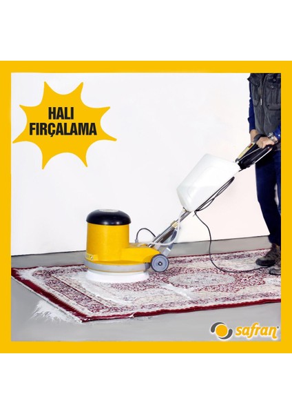 Rcf 400 Halı Fırçalama Ve Zemin Cilalama Makinası