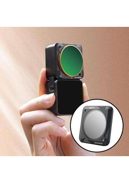 Spor Kamera Nd Pl Ayarlanabilir Filtre Magnetik Temizle Koruyucu Için Insta 360 Mcuv Gri (Yurt Dışından)