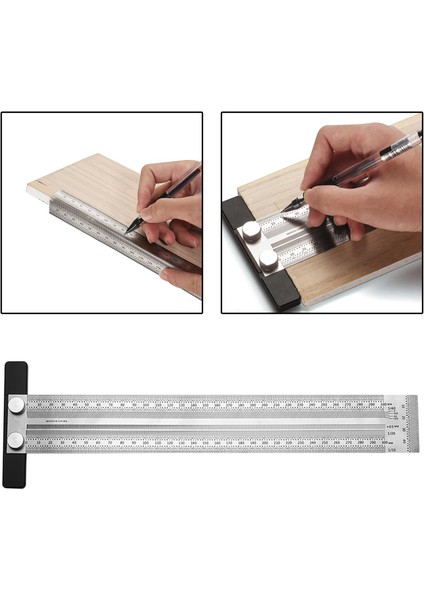 Ağaç Işleme Çizen Cetvel Işaretleme Ölçüm Aracı 300MM (Yurt Dışından) fırsatları