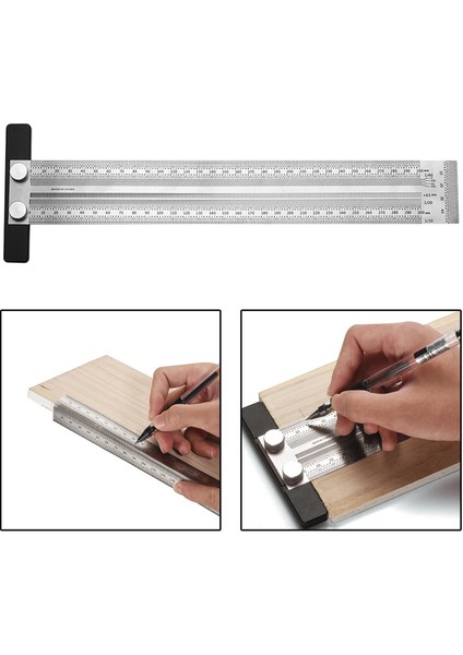 Ağaç Işleme Çizen Cetvel Işaretleme Ölçüm Aracı 300MM (Yurt Dışından) indirimleri