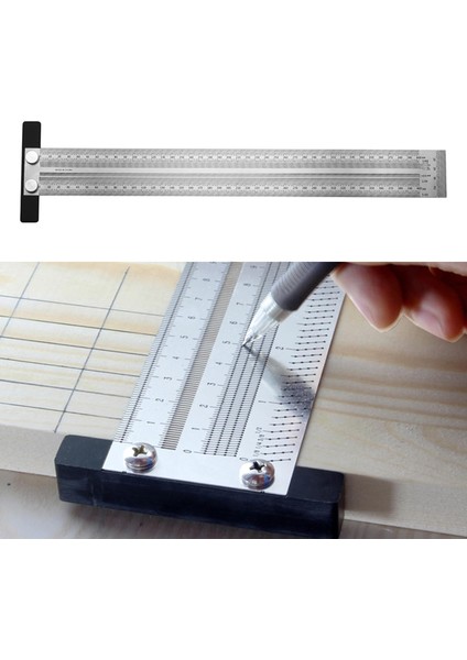 Ağaç Işleme Scribing Cetvel Markalama Ölçüm Aracı 400MM (Yurt Dışından) fırsatları