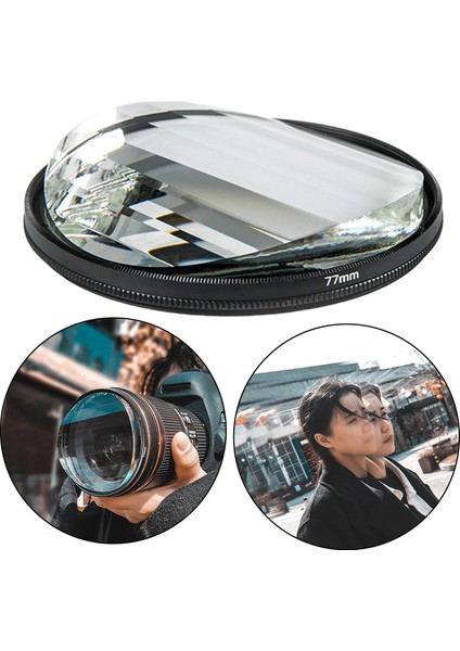 Fotoğraf Slr Aksesuarları Için El Tipi Kaleydoskop 77MM Cam Filtre (Yurt Dışından) modelleri