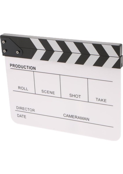 Lovoski Yönetmen Tv Film Film Aksiyon Slate Clap Cut Prop White (Ingilizce) (Yurt Dışından)