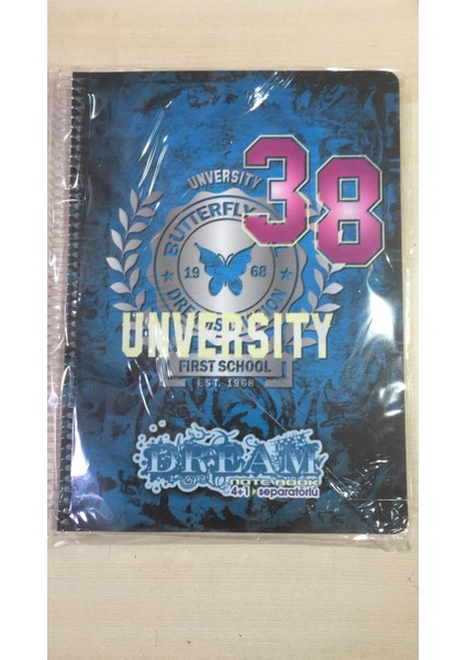 Keskin Color Dream 4+1 Seperatörlü Pp Kapak Defter 150 Yaprak