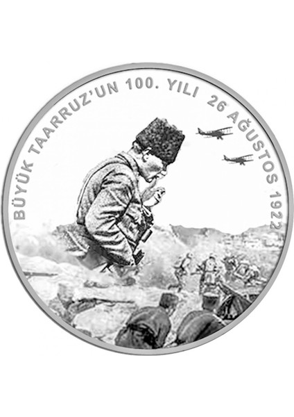 Büyük Taarruz'un Yüzüncü Yılı Hatıra Parası (Gümüş) Koleksiyon fırsatları