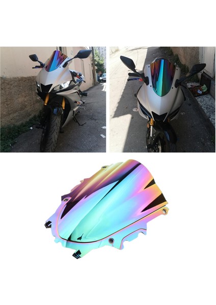 Motosiklet Motosiklet R3 2019 2020 Colrolful_1 Için Motosiklet Motosiklet Ön Cam Ön Cam (Yurt Dışından)
