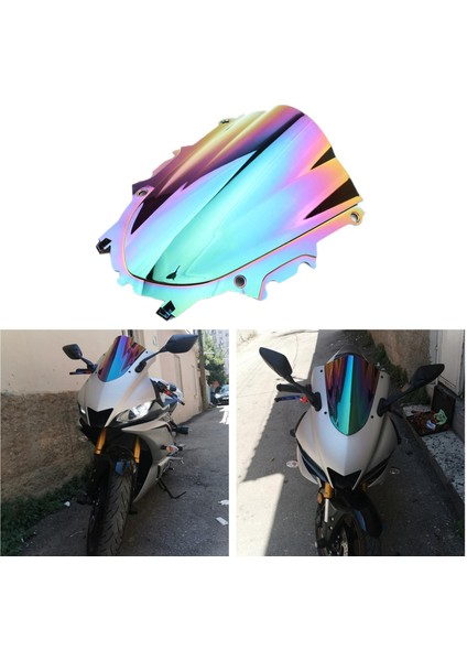 Motosiklet Motosiklet R3 2019 2020 Colrolful_1 Için Motosiklet Motosiklet Ön Cam Ön Cam (Yurt Dışından)