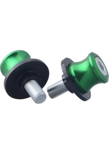 M10 10MM Motosiklet Cnc Swing Arm Makara Kaydırıcıları Stand Bobins Yeşil (Yurt Dışından) modelleri