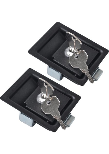2pcs Anahtarlı Kapı Kilidi Rv Kürek Mandal Kuzusu Kammon Kampası Römork (Yurt Dışından)
