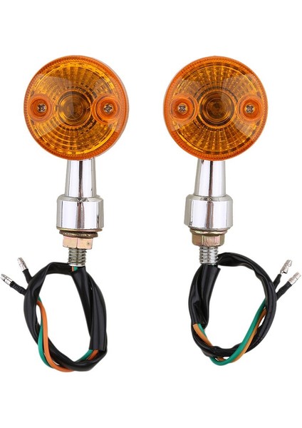 12V Evrensel Motosiklet Işık Yuvarlak Gösterge Lambası - (Yurt Dışından)