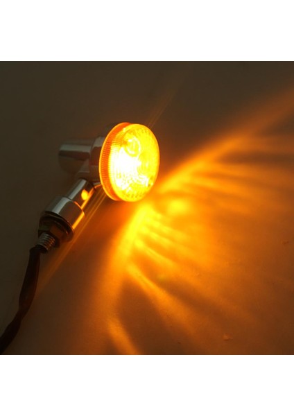 12V Evrensel Motosiklet Işık Yuvarlak Gösterge Lambası - (Yurt Dışından)