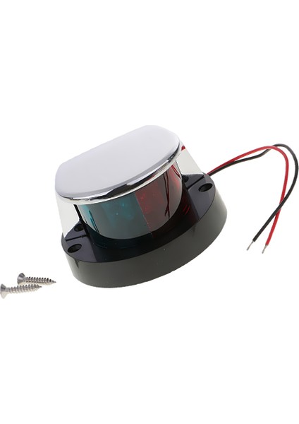 12V Paslanmaz Tekne Deniz Işık Bi Renk Kırmızı (Yurt Dışından)