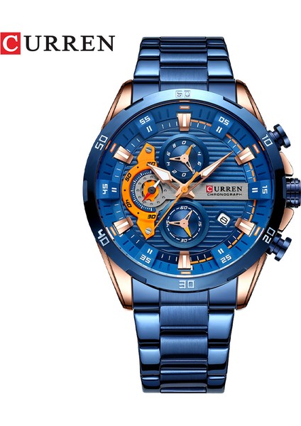 Erkekler Spor Için Saatler Rahat Paslanmaz Çelik Erkek Yaratıcı Tasarım Kuvars Saat Için Aydınlık Kol Saatleri(Yurt Dışından)