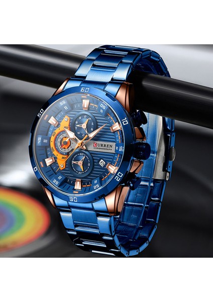 Erkekler Spor Için Saatler Rahat Paslanmaz Çelik Erkek Yaratıcı Tasarım Kuvars Saat Için Aydınlık Kol Saatleri(Yurt Dışından) fırsatları