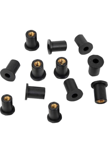 Kayak Için 12 Adet M5 Metrik Kauçuk Dolap (Yurt Dışından)