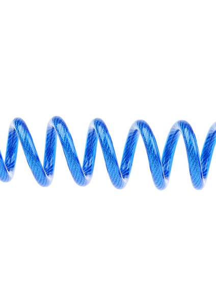 Çelik Kordon Yay Kordonu Motosiklet Kilit Kablo Hat Mavi 1.5m (Yurt Dışından) fiyatları