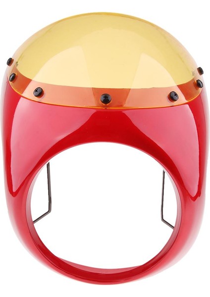 Retro Cafe Racer Red Için Motosiklet Far Kaplama Ekran Kapağı (Yurt Dışından) indirimleri