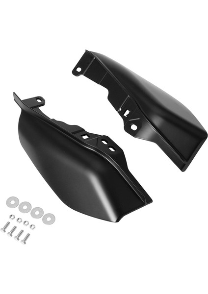 Aksesuarlar Için 2pcs Abs Motosiklet Hava Deflektörü Mat Siyah (Yurt Dışından)