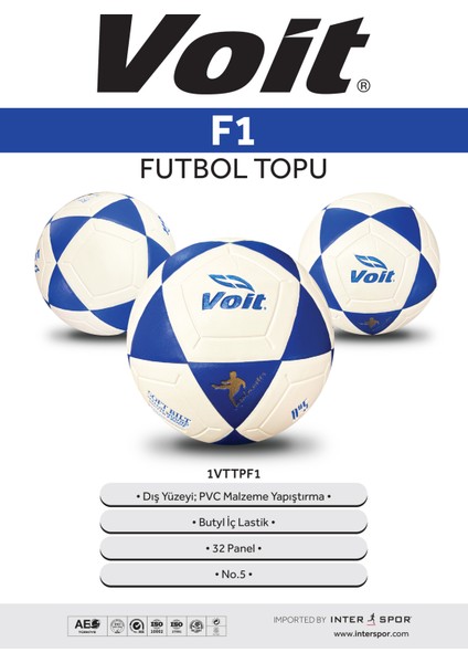 Voitf1 Yapıştırma Futbol Topu
