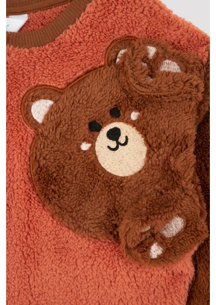 Erkek Çocuk U. Teddy Onesie Pijama Üstü