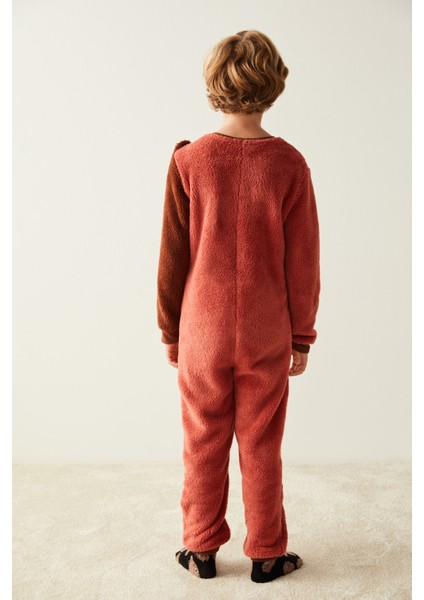 Erkek Çocuk U. Teddy Onesie Pijama Üstü