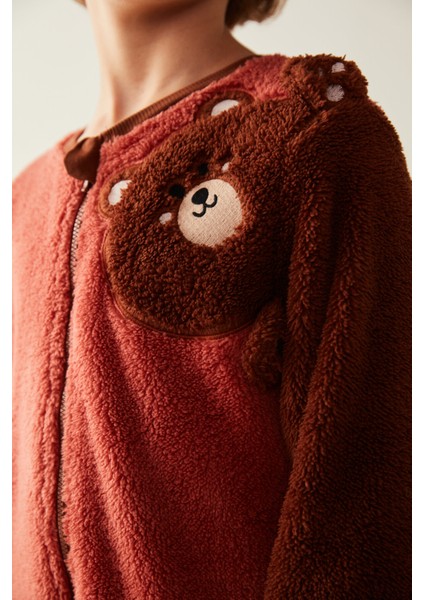 Erkek Çocuk U. Teddy Onesie Pijama Üstü