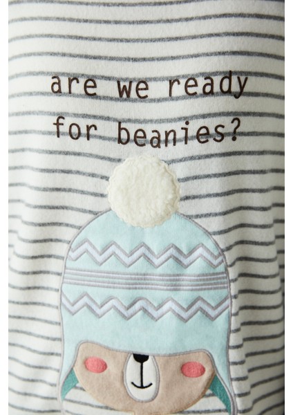 Gri Melanj Beanies Grey Sweatshirt