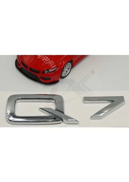 Audi Q7 Bagaj Krom 3m Yazı Logo Orjinal Ürün