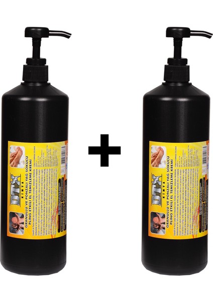 2 Adet Sanayi Tipi Ponza'lı ( Talaşlı ) El Temizleme Kremi ( Sabunu) 1 kg