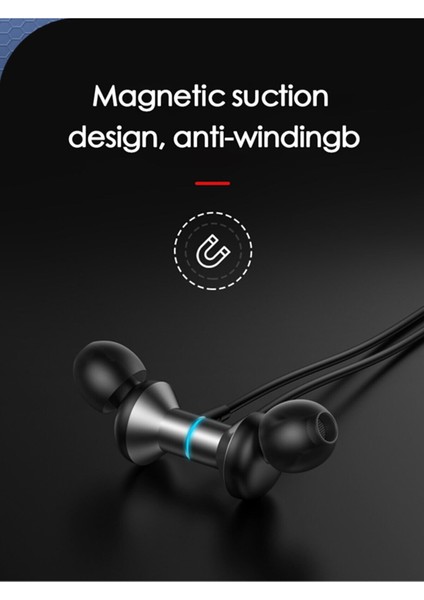 HE05 Bluetooth 5.0 Kulaklik Kablosuz Manyetik Kulaklik Su Geçirmez LENOVO6478 modelleri