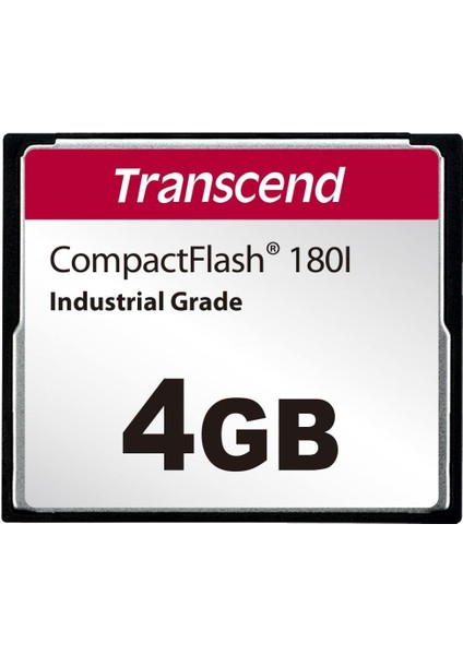 4gb CF180I Endüstriyel Cf Hafıza Kartı TS4GCF180I