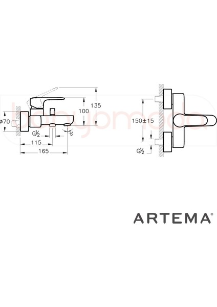Root Round Banyo Bataryası - A4272523 fiyatları