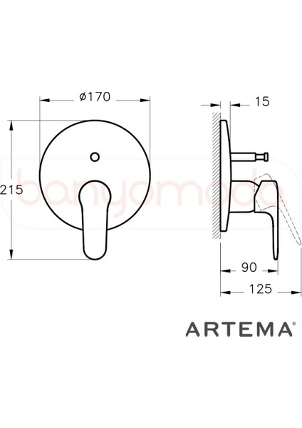 Ankastre Banyo Bataryası (Sıva Üstü Grubu) A4272723