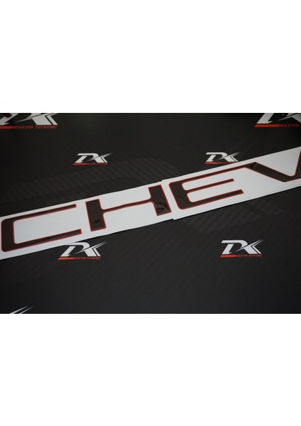 Chevrolet Silverado Bagaj Modifiye Büyük 3m 3D Yazı Logo Arma